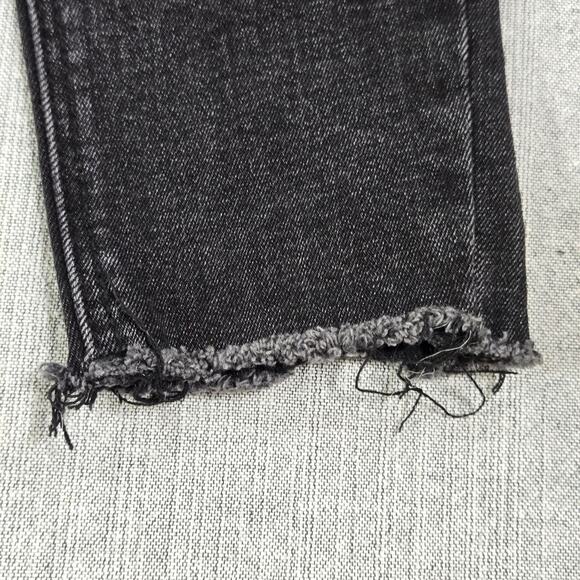 Old Navy Women Sz 2 Rockstar Black Super Skinny Jeans Emo Teen Goth Skater EUC - Picture 2 of 6